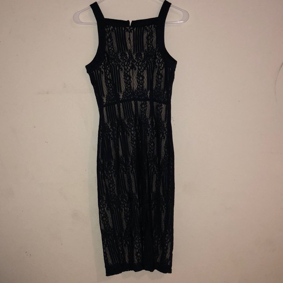 Navy blue professional dress - Picture 3 of 4